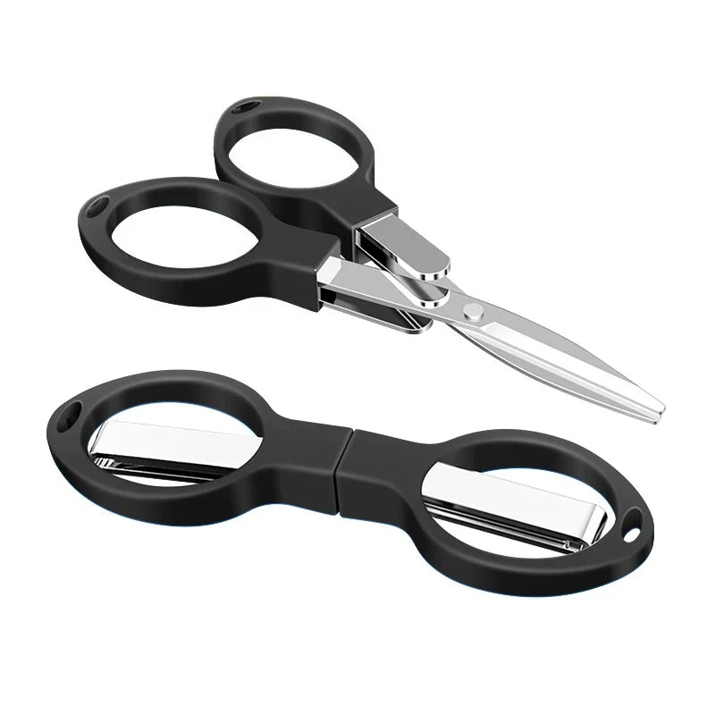 Stainless Steel Folding Scissors – Portable Travel Cutting Tool