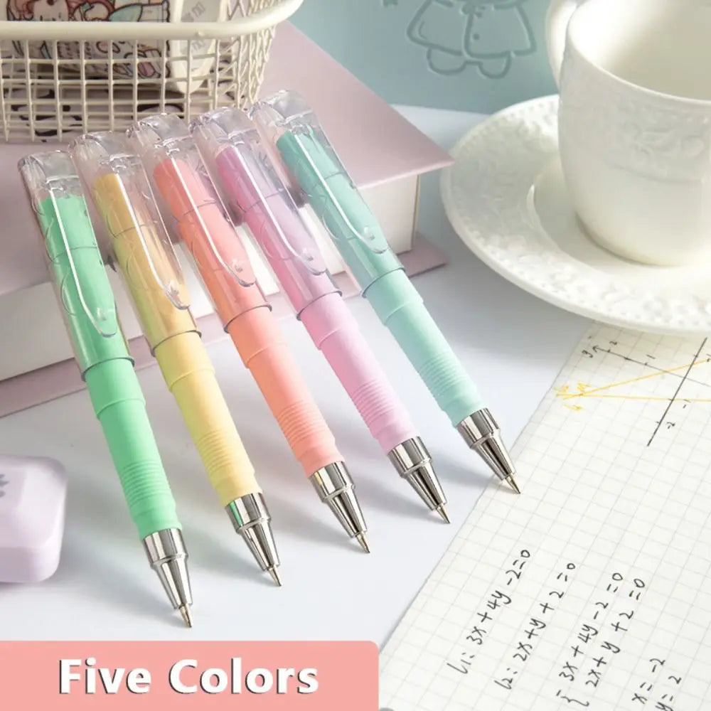 Morandi Mini Pocket Gel Pen – Quick-Dry Black Ink 0.5mm