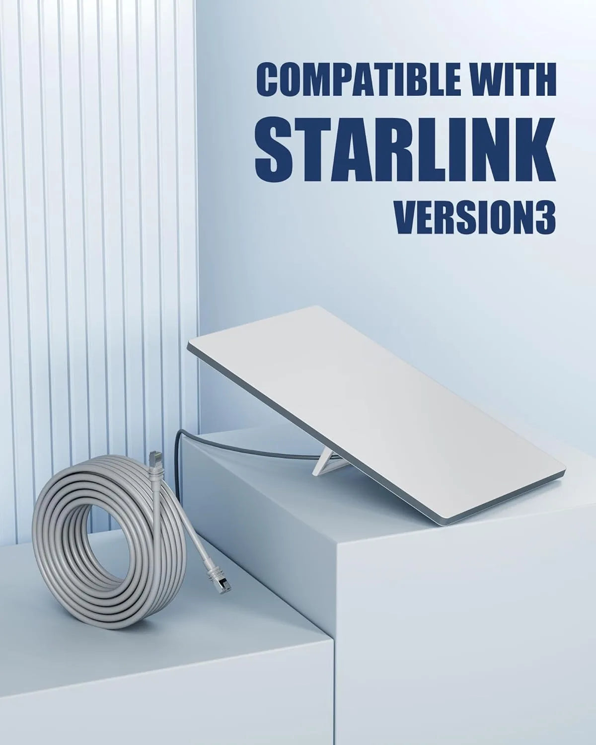 Starlink Gen 3 & Mini CAT6 Gigabit Ethernet Replacement Cable