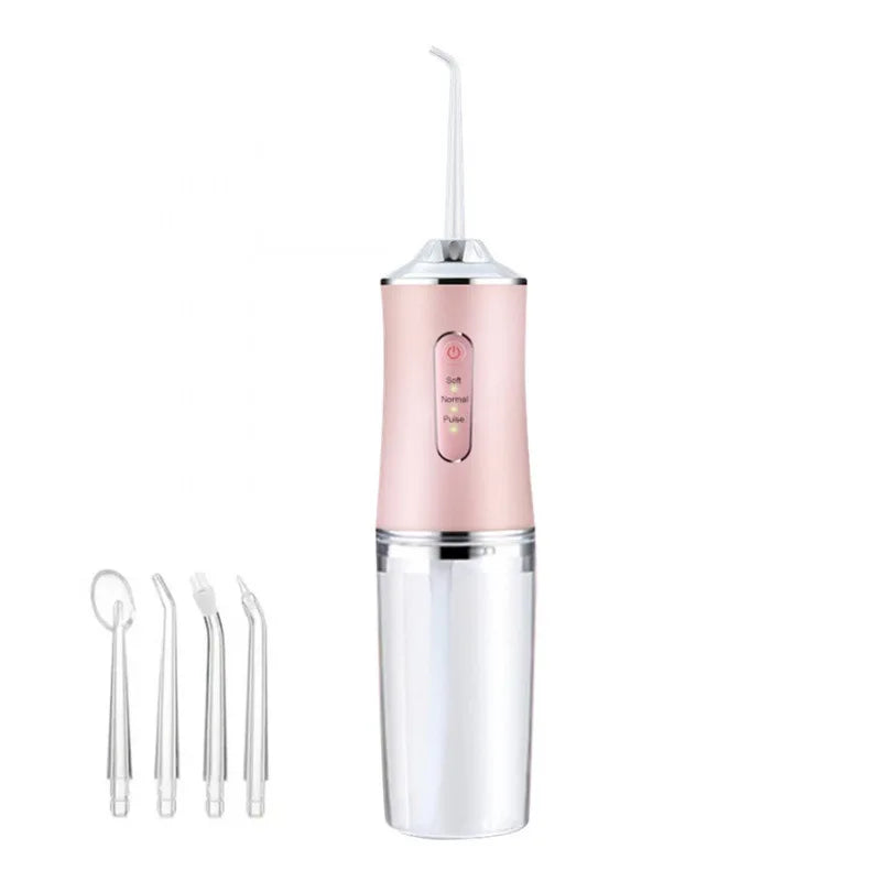 Portable Water Flosser Oral Irrigator – USB Rechargeable 220ml