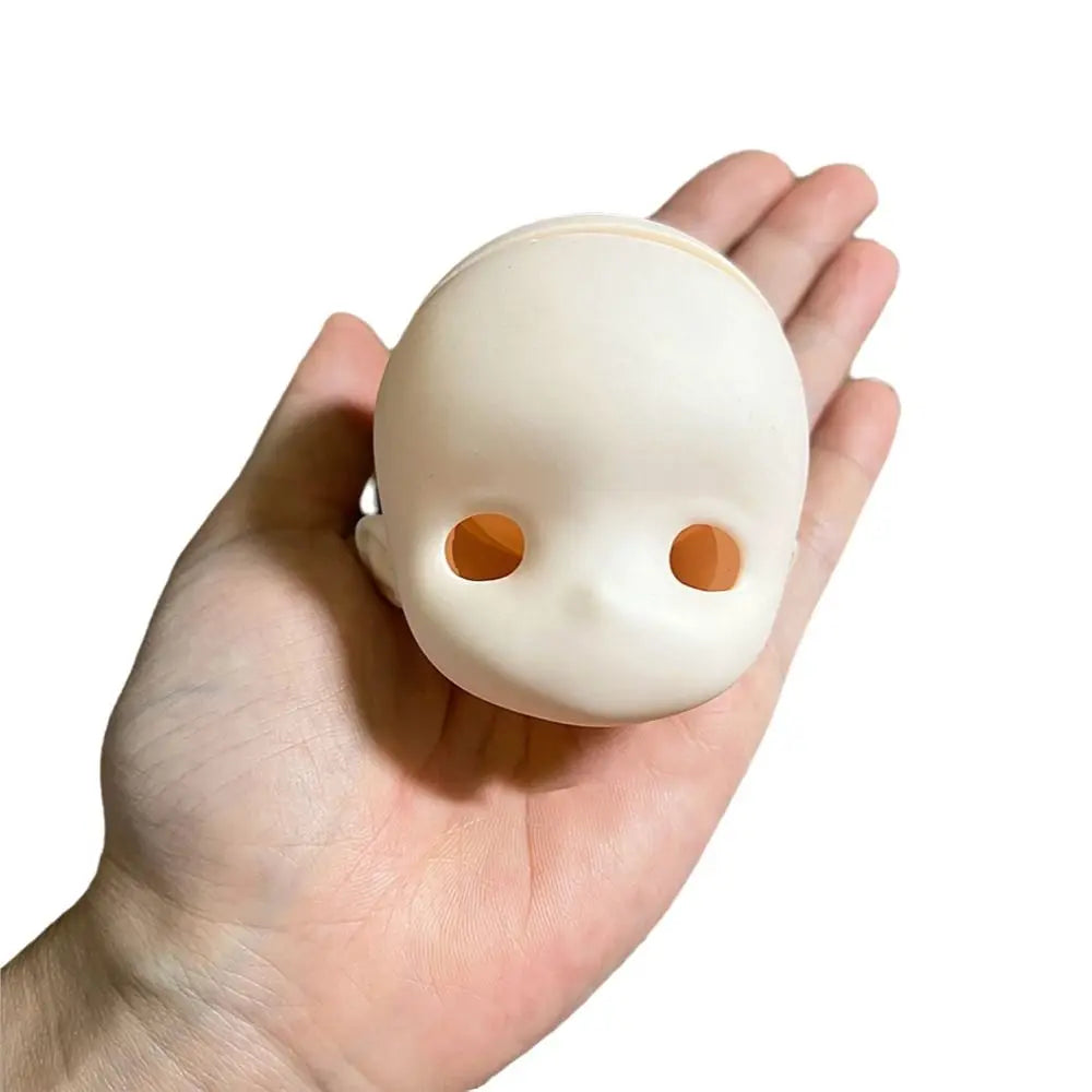 1/6 BJD MJD Doll Head Soft PVC Blank DIY Makeup Practice