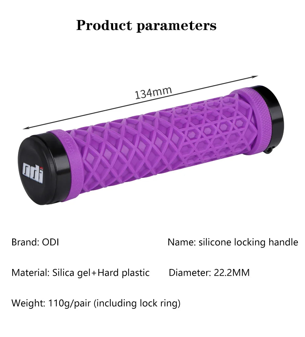 ODI Silicone Lock-On MTB Bike Grips | BMX Handlebar Cover