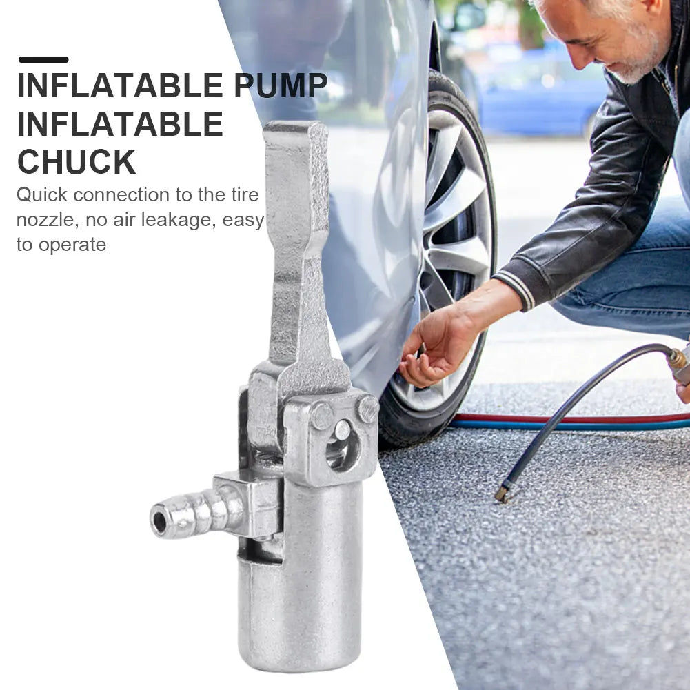 Tire Inflator Chuck Nozzle for 5-6mm Air Hose | Car Bike Moto