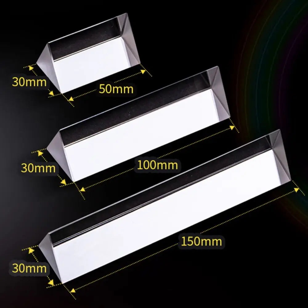 K9 Crystal Glass Triangular Prism – Rainbow Optics Tool