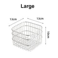 Stainless Steel Cosmetic Organizer | Makeup Brush Storage Basket