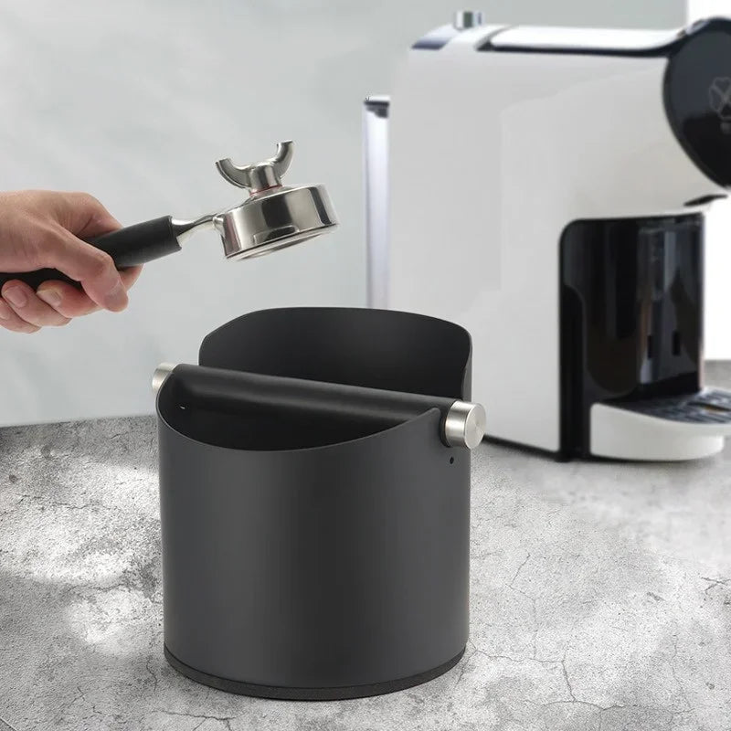 Stainless Steel Espresso Knock Box & Coffee Ground Dump Bin