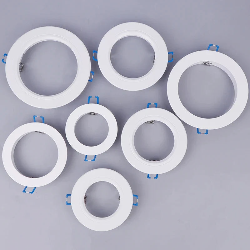 White LED Downlight Adapter Rings – Hole Enlarger & Spotlight Frames