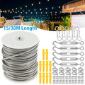 304 Stainless Steel Wire Cable Kit 15M/30M – Garden Railing Rope