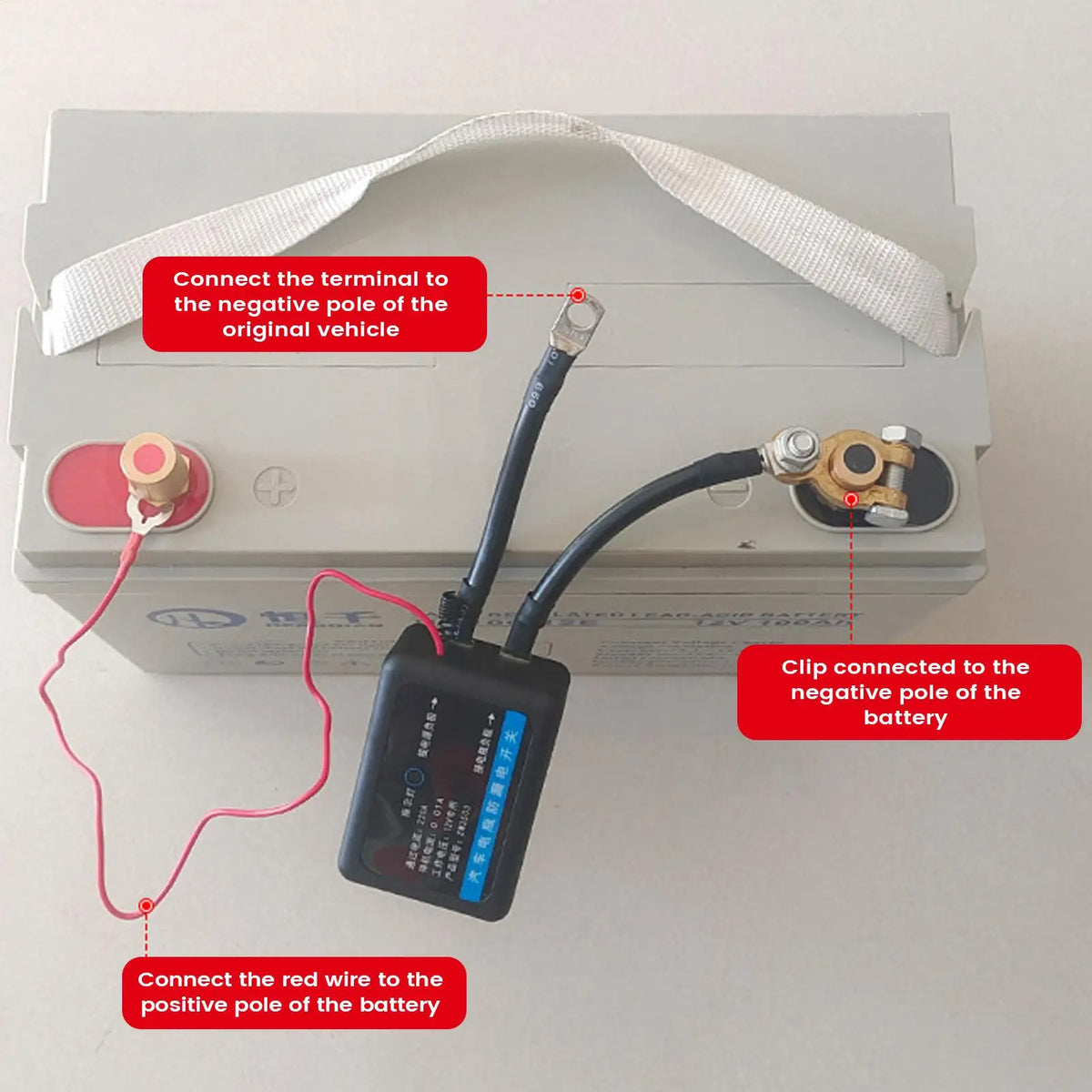Wireless Remote Battery Disconnect Switch – 12V Car Truck SUV