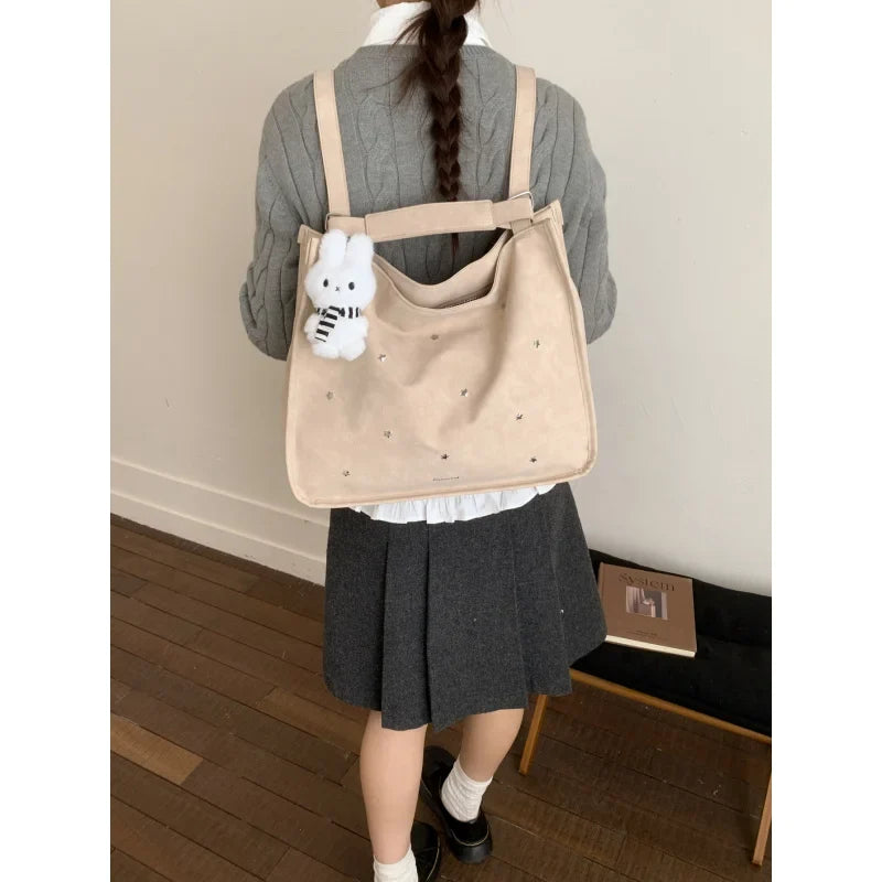 Korean-Style Women's Large Capacity Commuter Shoulder Bag