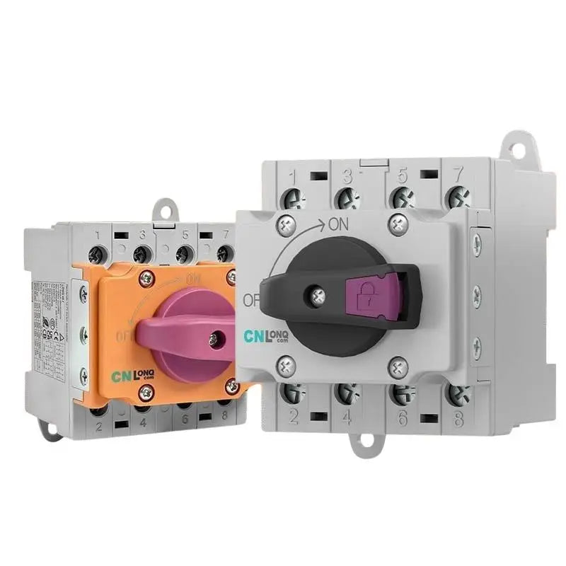 4P DIN-Rail DC Isolator Rotary Switch 32A 1200V – Solar PV