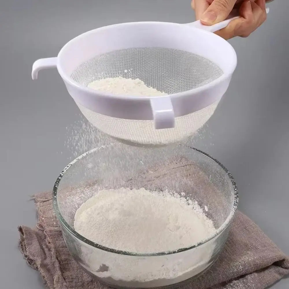 Ultra Fine Mesh Strainer with Handle – Mini Plastic Colander