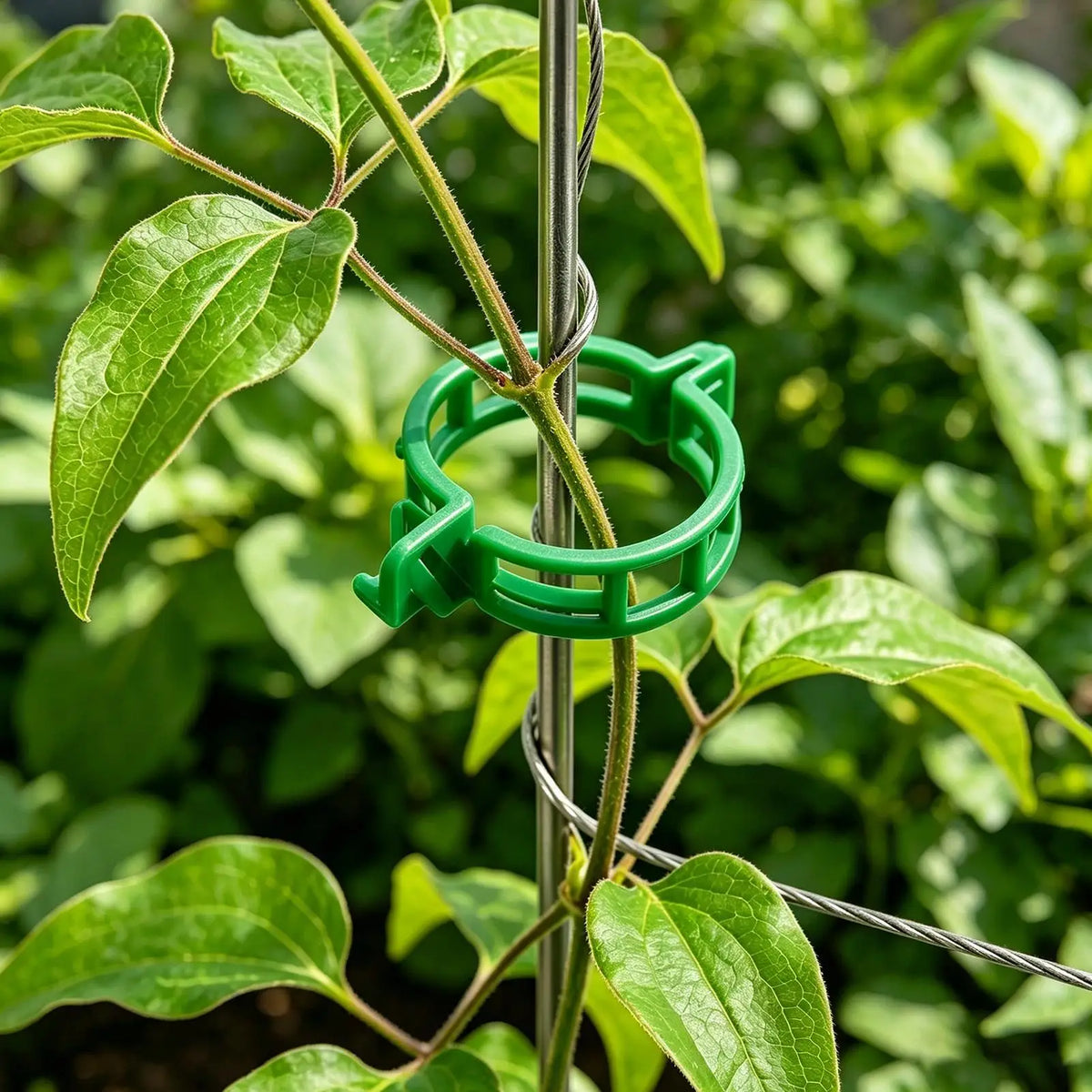 100pcs Tomato Plant Clips – Vine & Stem Support Clamps