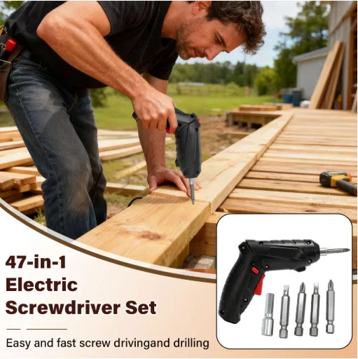 Nixie 4.2V Brushless Rechargeable Electric Screwdriver Set 6Nm