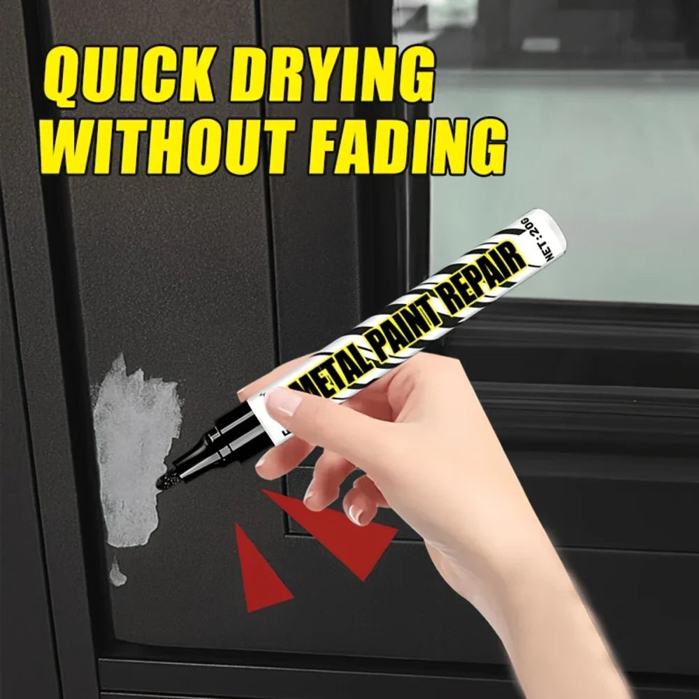 Black Metal Touch-Up Paint Pen – Waterproof Scratch Repair