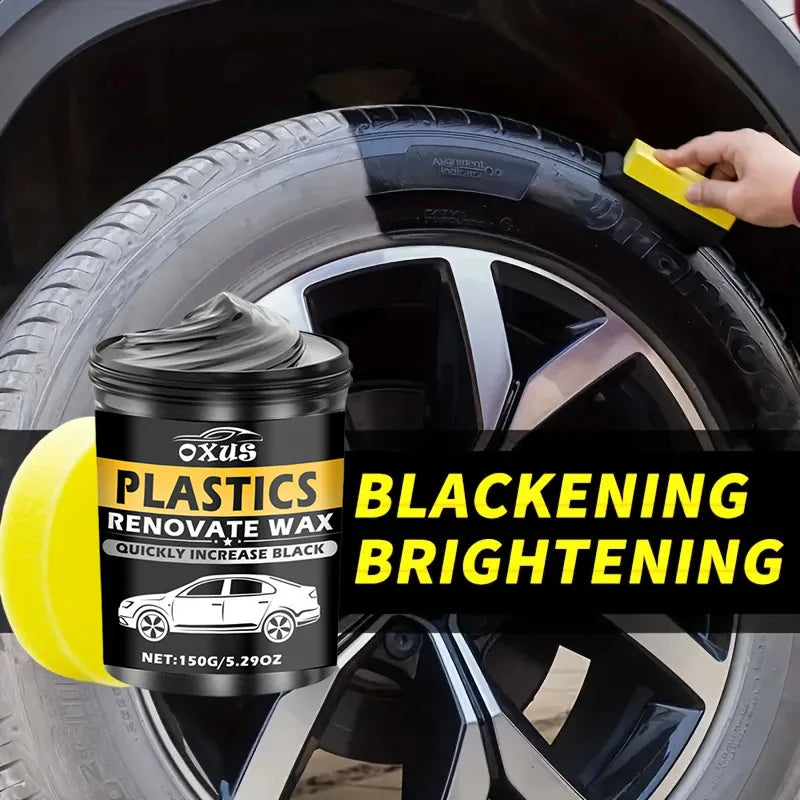 Black Crystal Plastic & Rubber Repair Paste – Car Scratch Polish