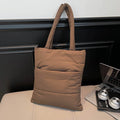 Large Cotton Tote Bag – Korean Style Shoulder & Underarm Bag