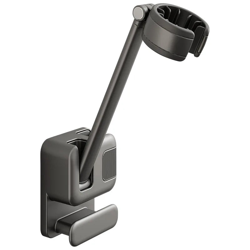 Wall-Mounted No-Drill Hair Dryer Holder & Bathroom Rack