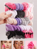 50PCS Triangular Powder Puff Makeup Sponge Set – Multi-Color