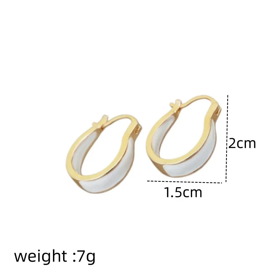 Chinese Style Circle Ear Cuff – Zinc Alloy Drop Earrings for Women