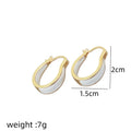 Chinese Style Circle Ear Cuff – Zinc Alloy Drop Earrings for Women