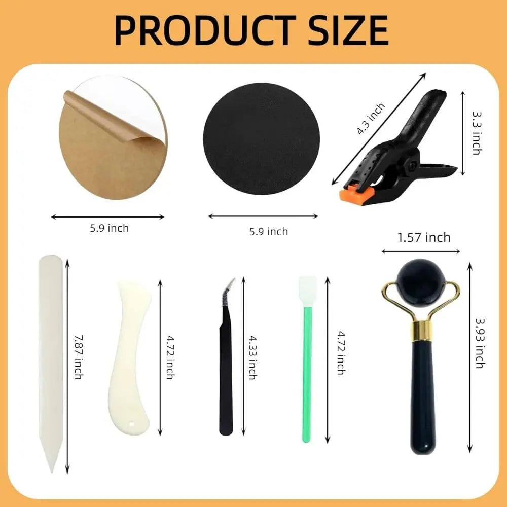 86pc Card Flattening & Cleaning Kit for Collectible Cards