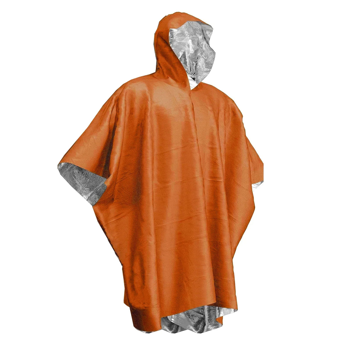 2-in-1 Emergency Rain Poncho & Thermal Survival Blanket