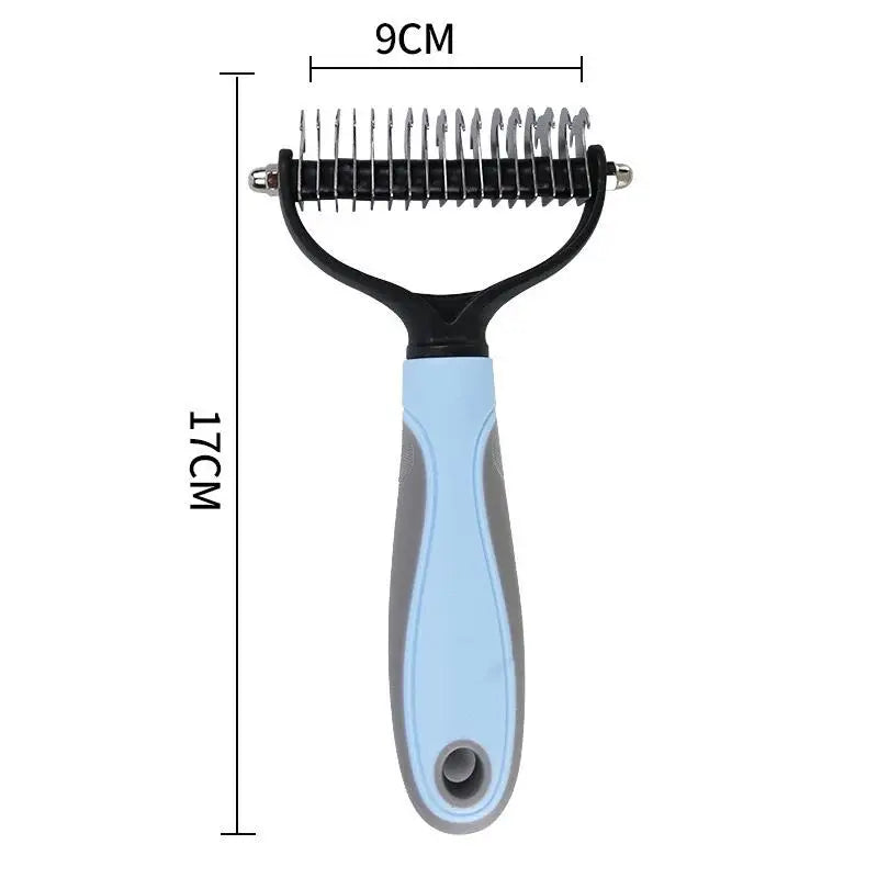 Professional Pet Deshedding Brush for Dogs & Cats
