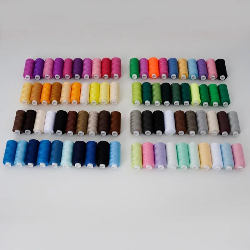 80-Color 402 Polyester Sewing Thread Set – 400 Yards Per Spool