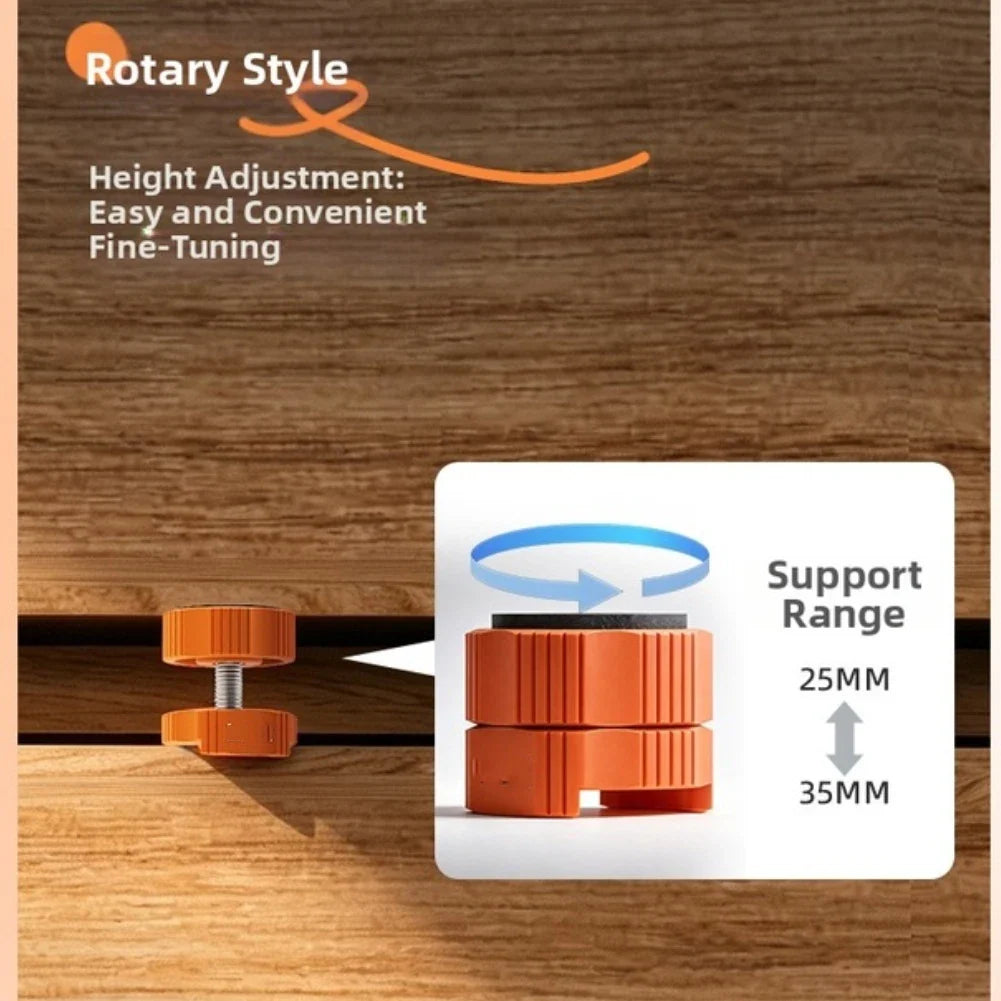 Height-Adjustable Drawer Panel Adjuster Support | Aluminum Alloy