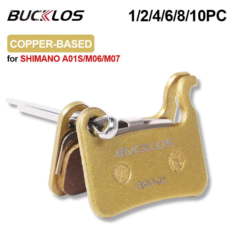 BUCKLOS MTB Copper-Based Disc Brake Pads for Shimano M975