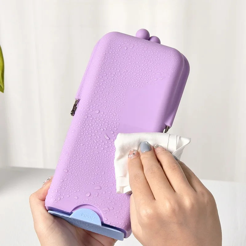 Nixie Silicone Makeup Brush Travel Organizer Bag