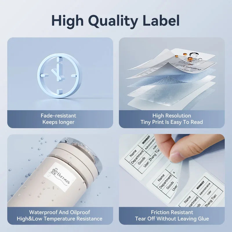 Niimbot M2 Thermal Transfer Labels – Outdoor Cable & Wire Tags