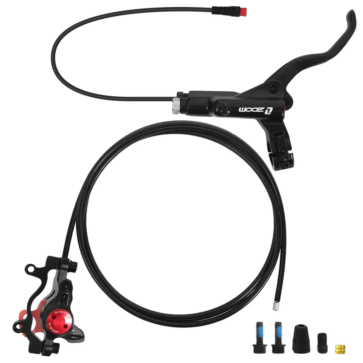 ZOOM 2-Piston Hydraulic Disc Brake Set MTB E-Bike 1100/1850mm