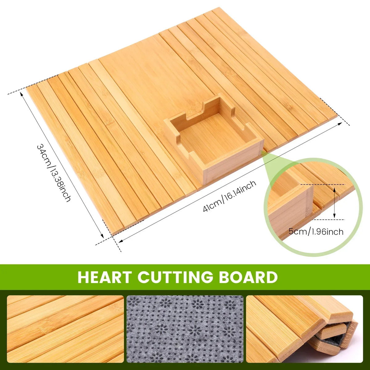 Wooden Sofa Arm Tray – Anti-Slip Couch Cup Holder Organizer