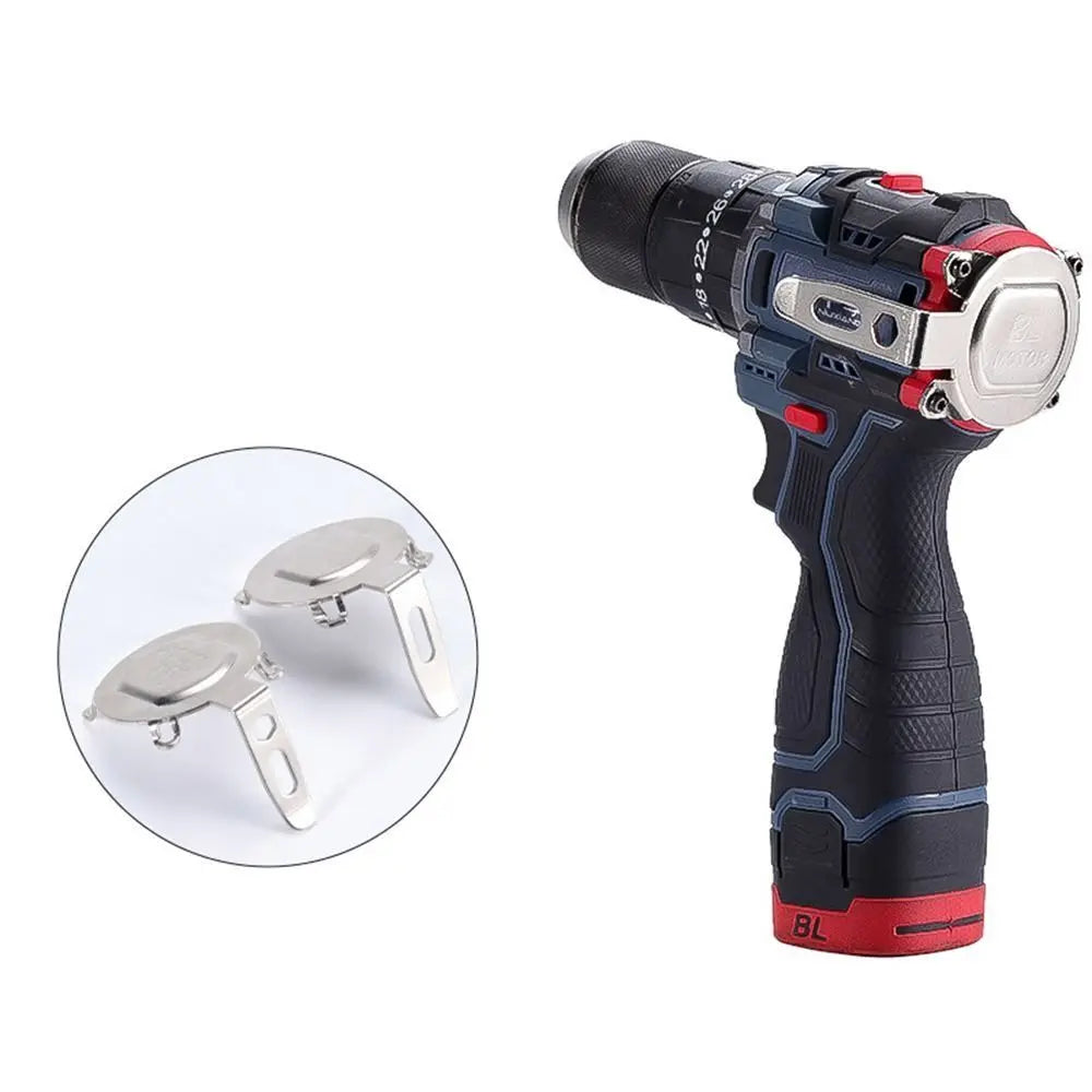Steel Cordless Drill Belt Hook with Impact Plate | Workshop