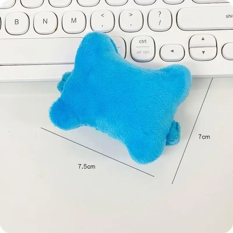 Soft Plush Wrist Support Cushion with Elastic Strap for Typing
