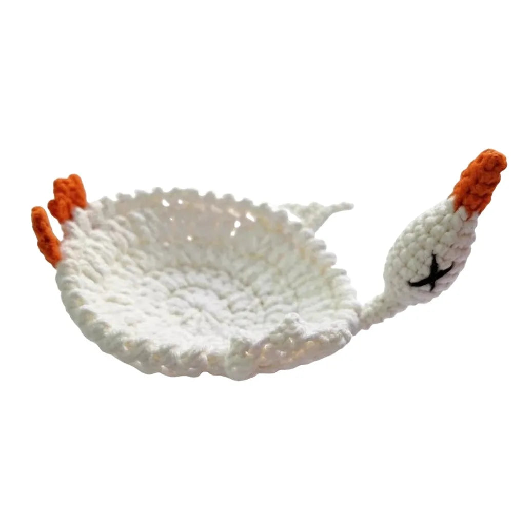 Handmade Crochet Animal Coasters – Cute Knitted Cup Mats