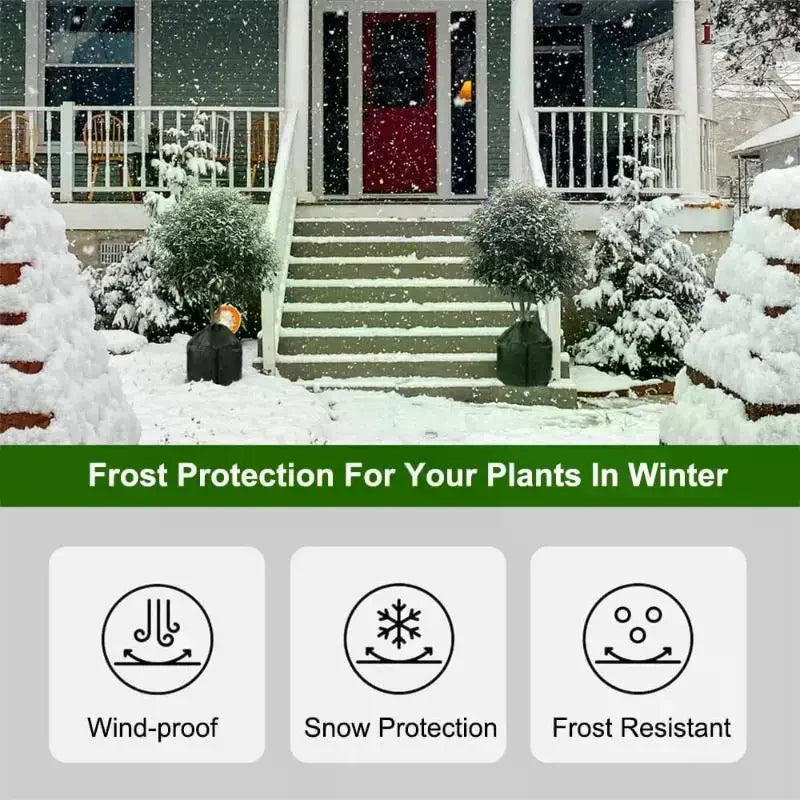 Anti-Freeze Oxford Cloth Plant Cover – Winter Garden Protection