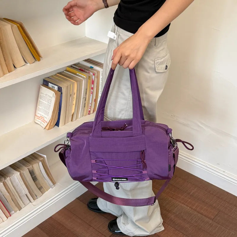Korean-Style Multicolor Crossbody Bag – Lightweight & Spacious