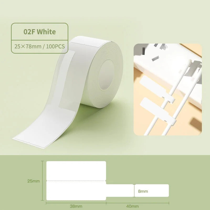 NiiMBOT B1 B21 Thermal Label Rolls – Waterproof Self-Adhesive