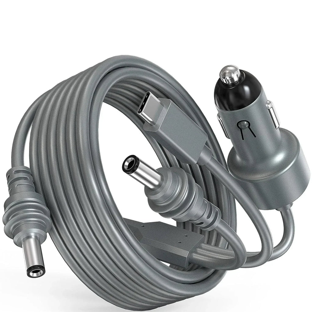 3-in-1 Starlink Mini Power Cable – USB-C, Car & DC to DC