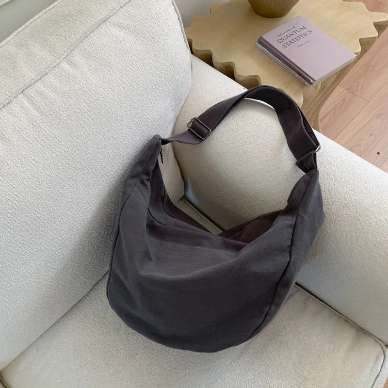 Women's Large Capacity Canvas Crossbody Shoulder Bag