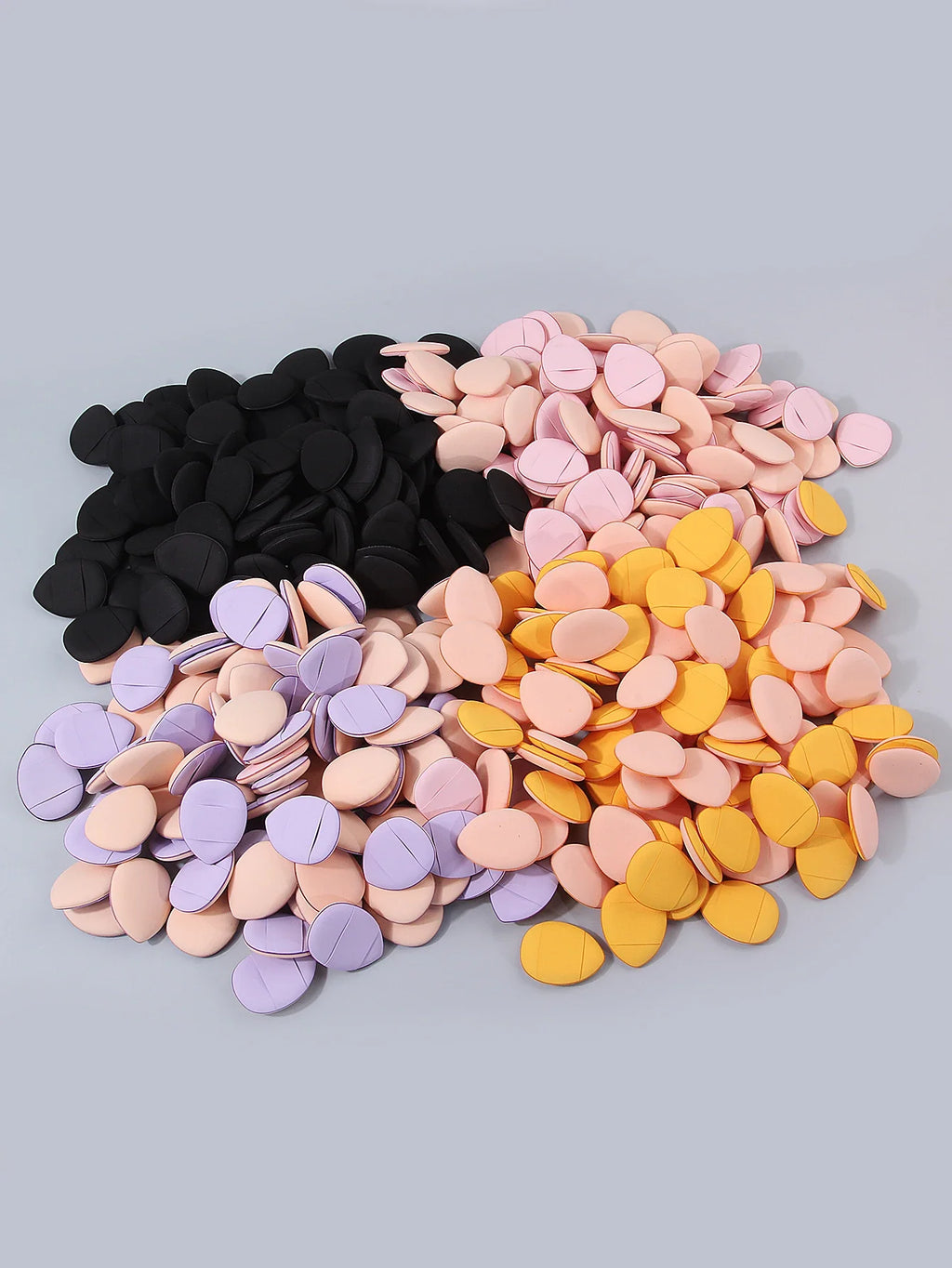 100PCS Mini Finger Powder Puffs – Soft Sponge Makeup Applicators