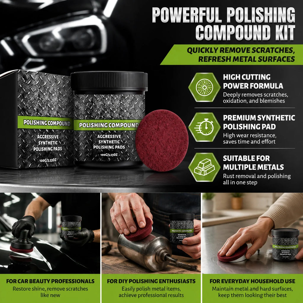 Polishing Compound Kit – Car Paint, Metal & Surface Polish