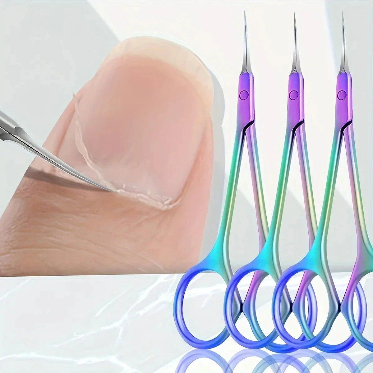 Stainless Steel Cuticle Scissors – Nail & Dead Skin Care Tool