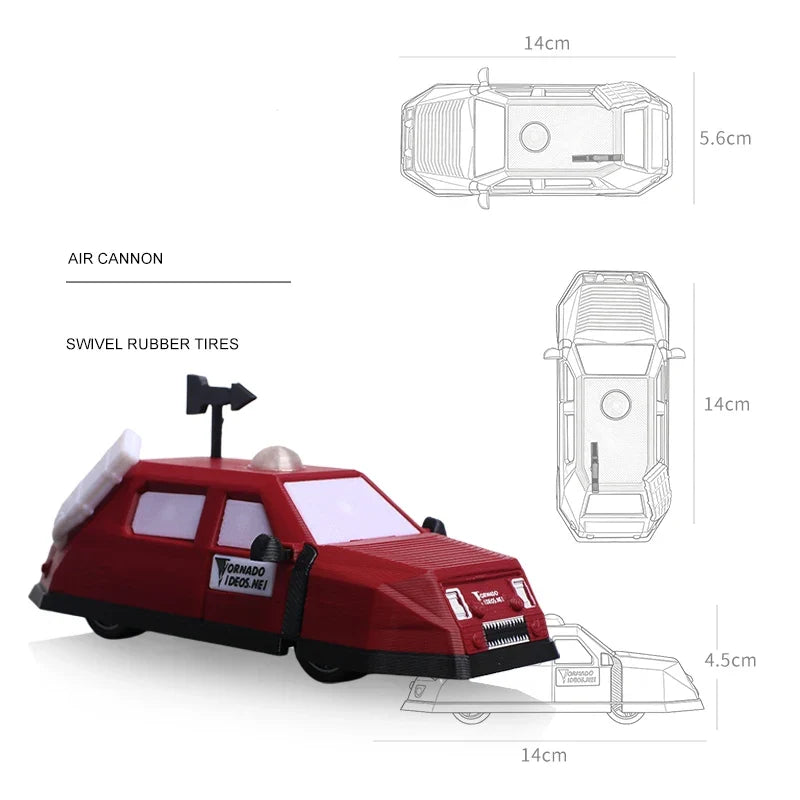 3D Printed Storm Chaser Off-Road Vehicle Model | Diecast Toy