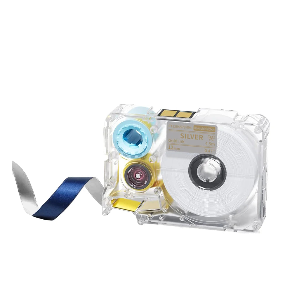 Phomemo A30 P15 Two-Tone Satin Ribbon Cartridge 12mm × 4.5m