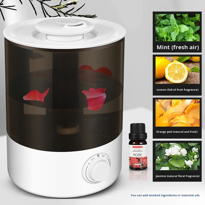 Ultrasonic Aromatherapy Humidifier | Color LED & Humidistat