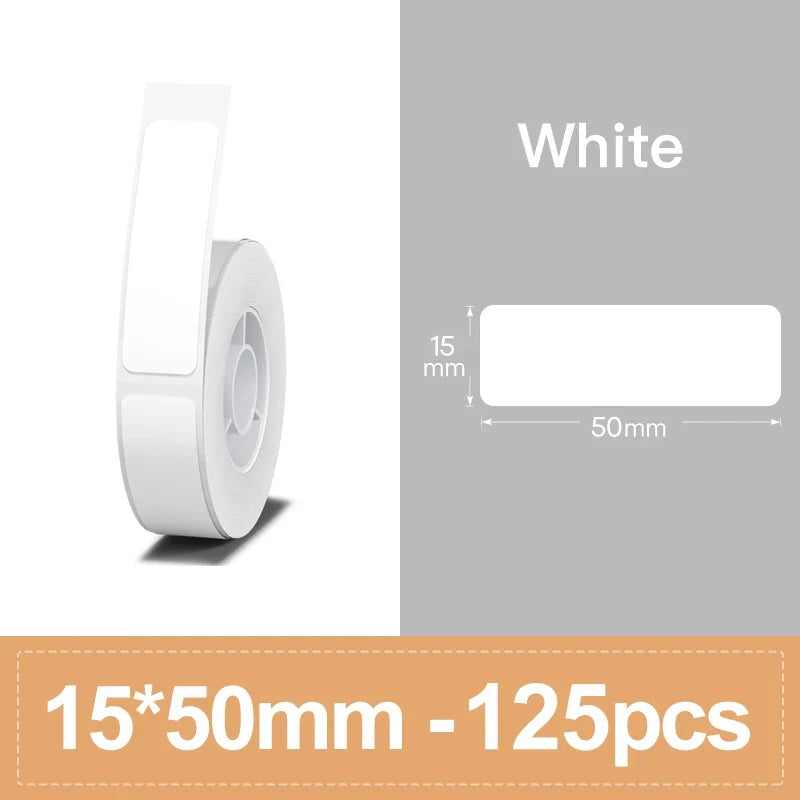 Niimbot Thermal Label Rolls – Clear & White for D11 D110 D101